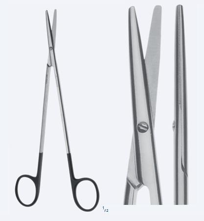 Ножиці, "Metzenbaum-Fino", "Supercut", дисекційні, дуже делікатні бранші, прямі, тупокінцеві, довжина 230 мм. Бренд - Asanus Medizintechnik Gmb, Німеччина